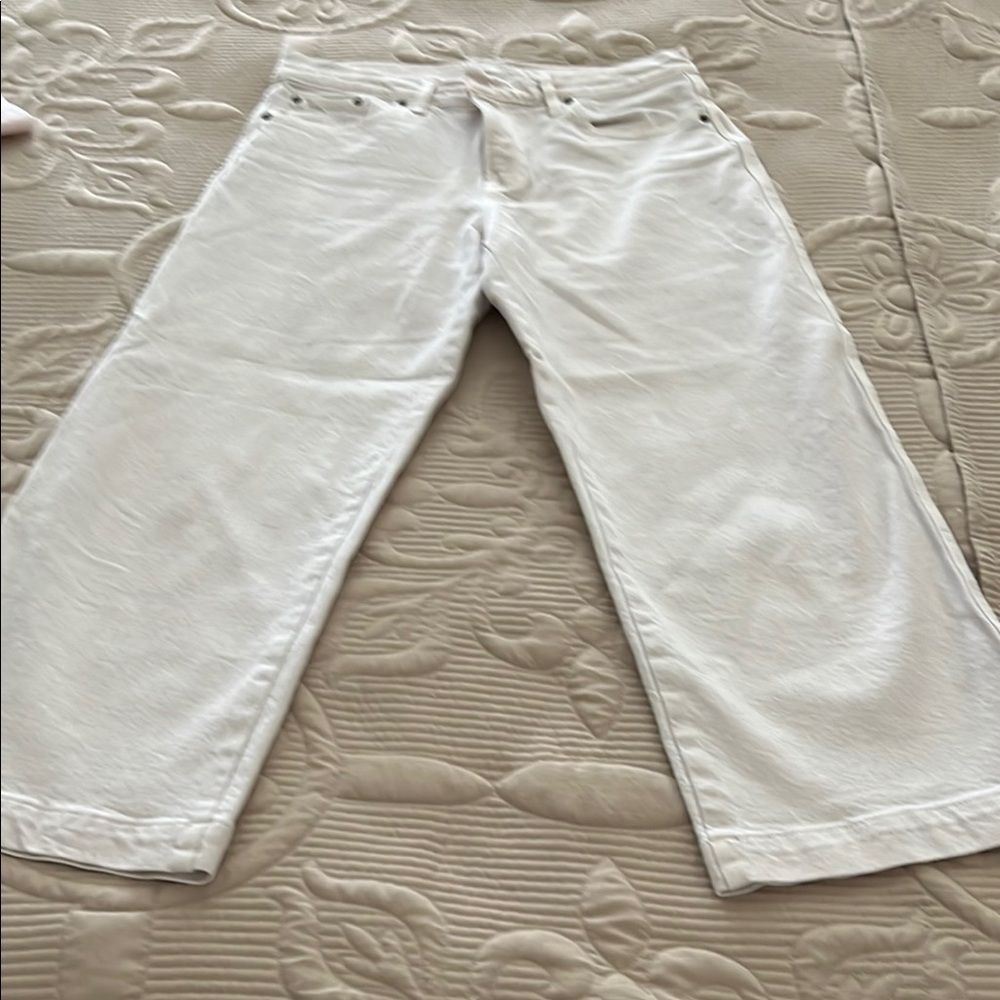 White Wide-Leg Pants